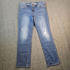 Kut from the KLOTH Jeans Womens 12 Blue Straight leg Med Wash KP570MB8 Midrise